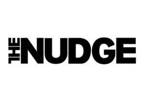 The word 'THE NUDGE' in bold, black uppercase letters.