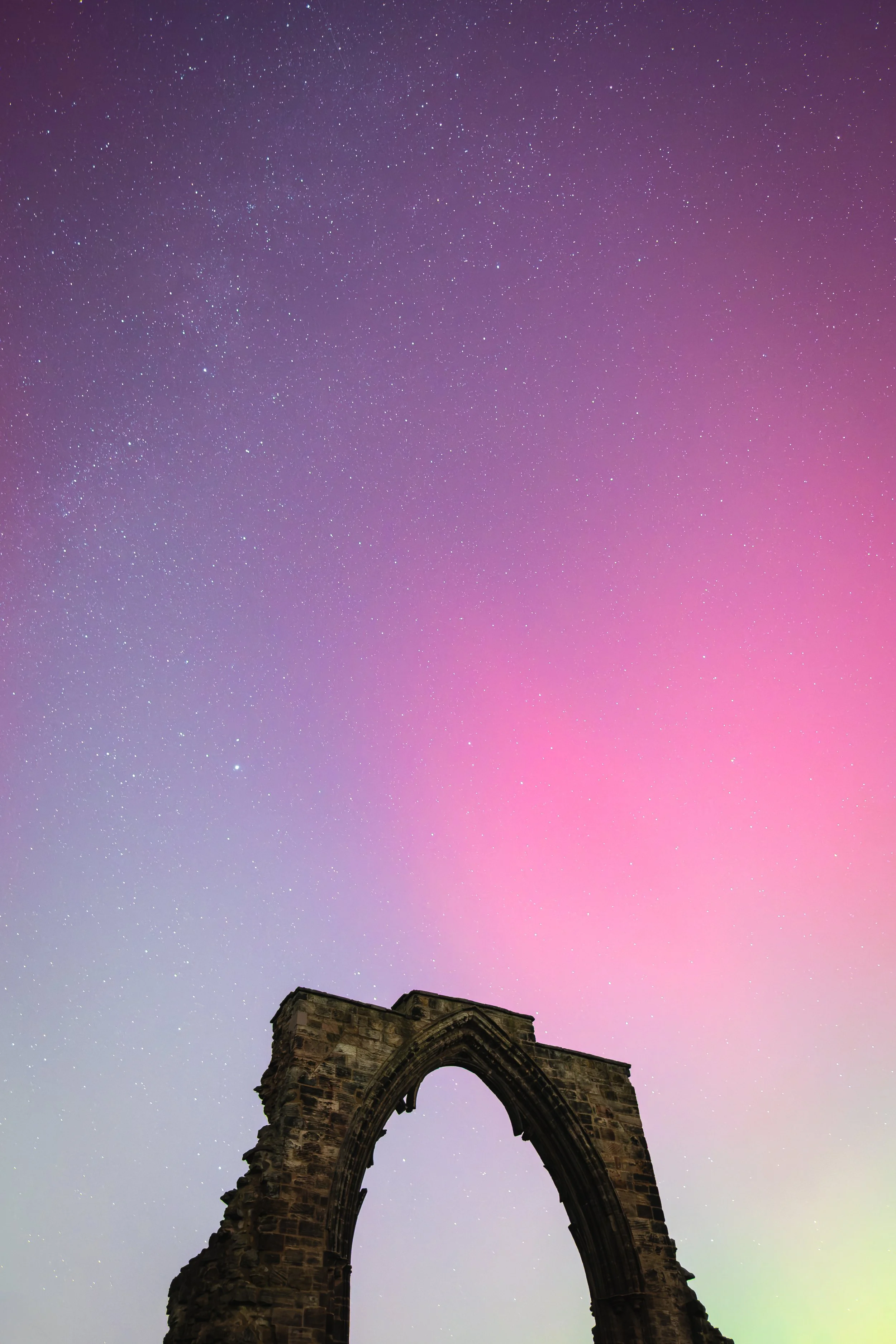 The Aurora Above The Arch
