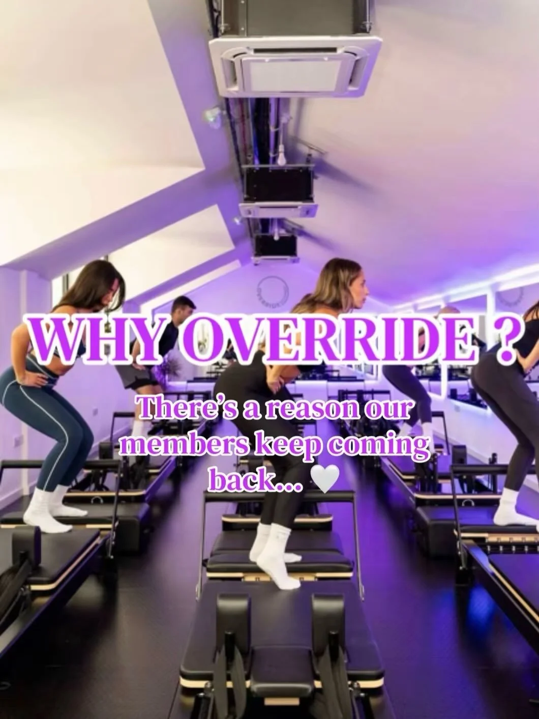 So&hellip; why OVERRIDE? 👀
Because it&rsquo;s more than just a workout.

Results. Community. Variety. Progress.

And now we&rsquo;re bringing it all to Stanmore. ✨

📍OVERRIDE REFORMER STANMORE

Ready to find out for yourself? Book via the link in o