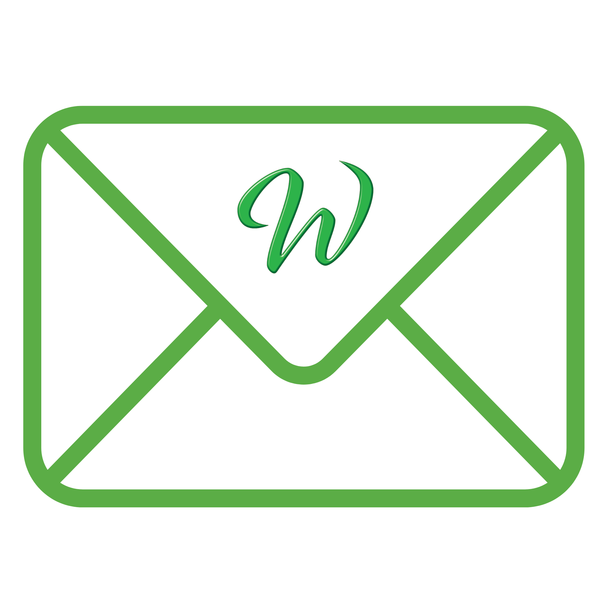 Green outlined logo of a paper puncher with a stylized 'W' in the center.