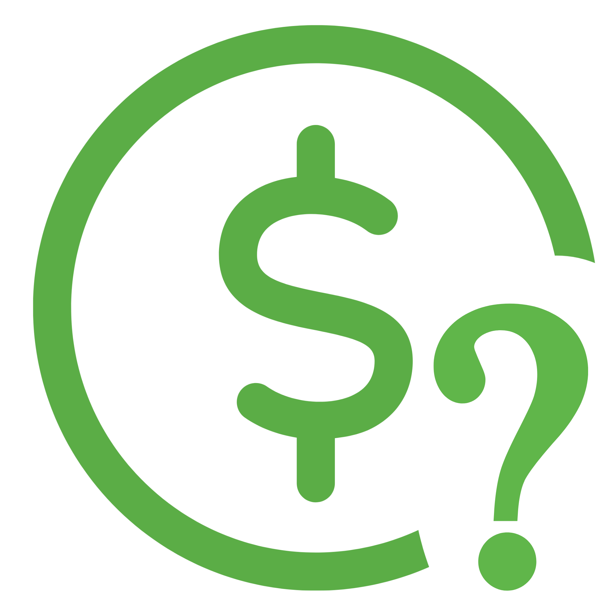 Green Wi-Fi or wireless signal icon on a black background.