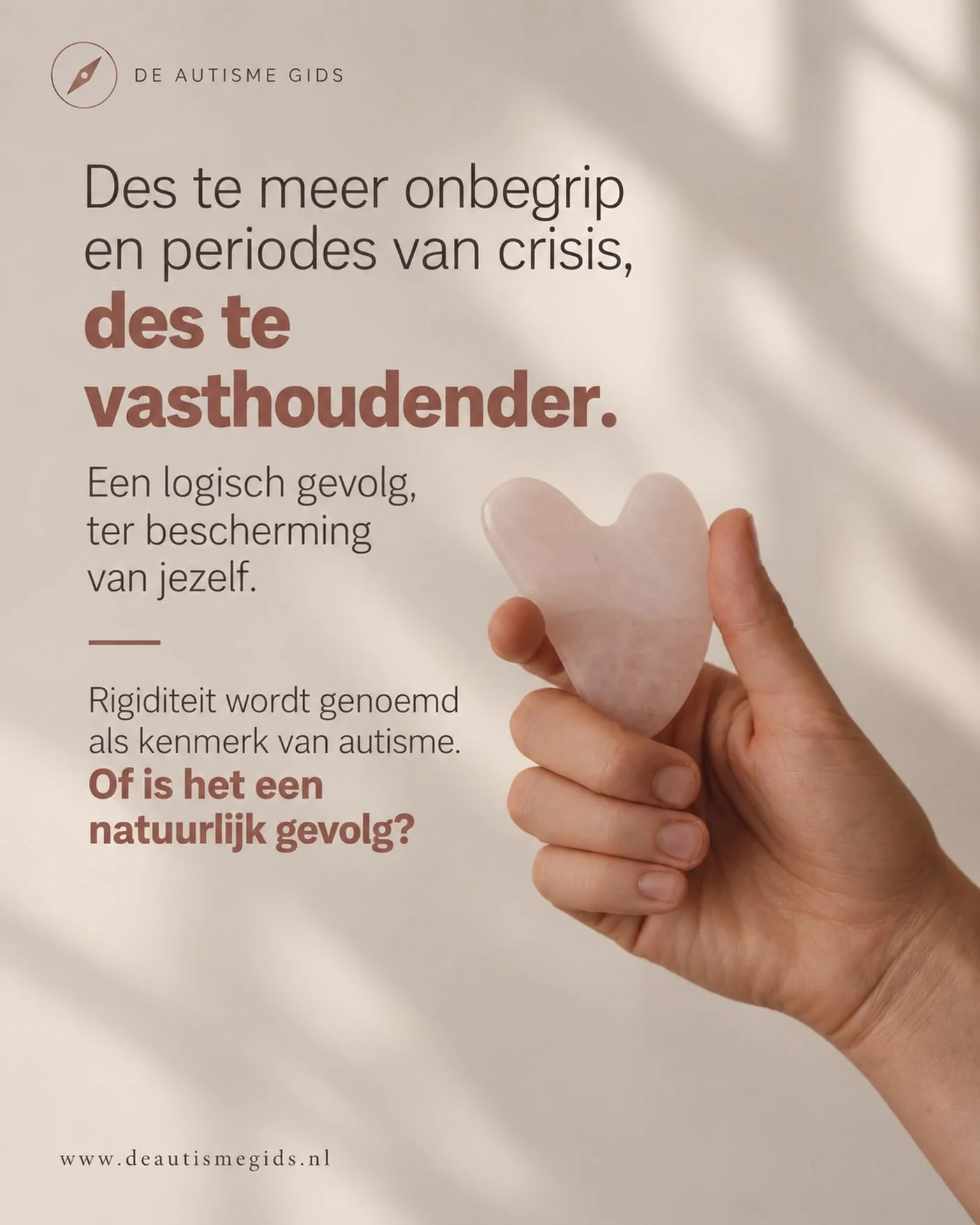 Is rigiditeit een kenmerk van autisme, of een natuurlijk gevolg van overbelasting?

Ik denk: allebei. De &eacute;&eacute;n is van nature meer behoefte aan structuur, voorspelbaarheid en vaste patronen dan de ander. Het autismespectrum is breed. Maar 