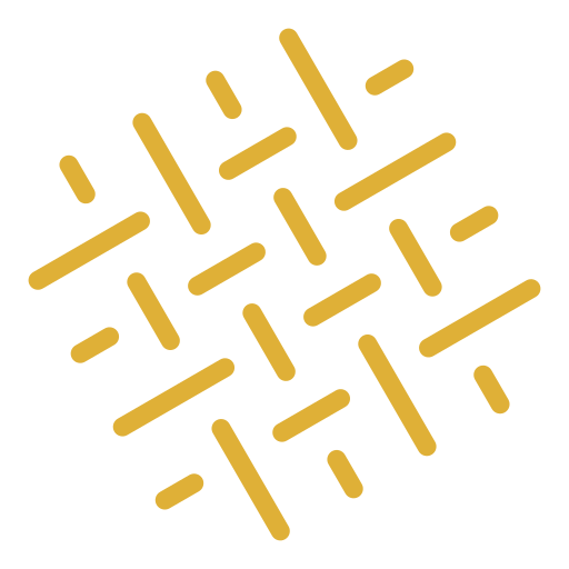 Abstract pattern of gold lines on a black background.