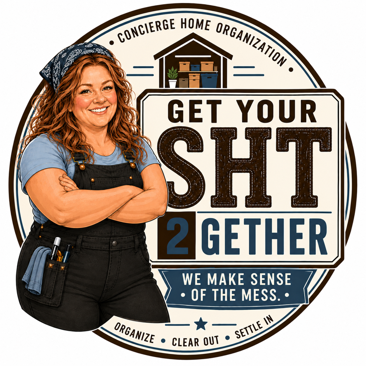 Get your sht 2gether home organization logo