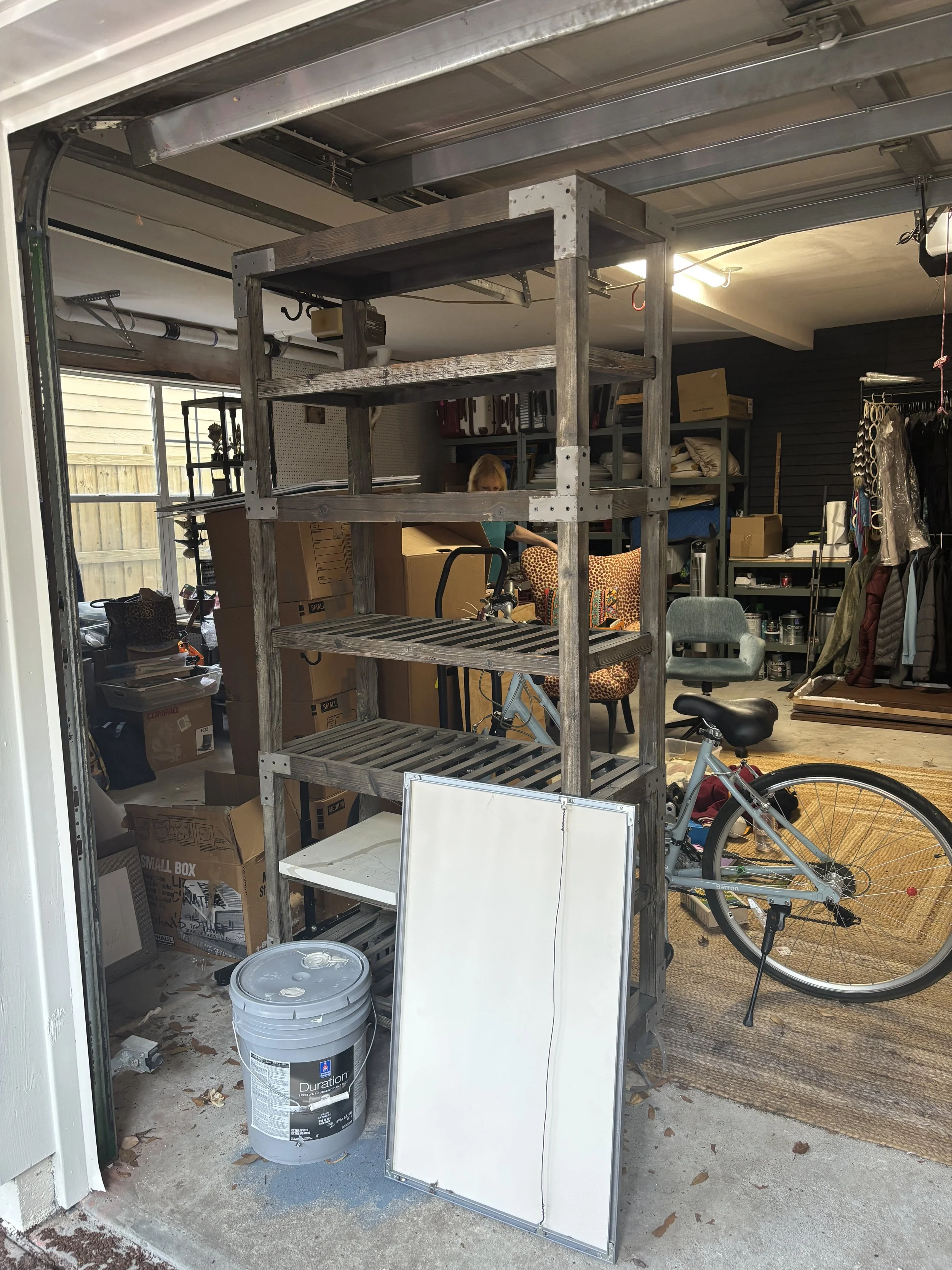 Disorganized Garage Before