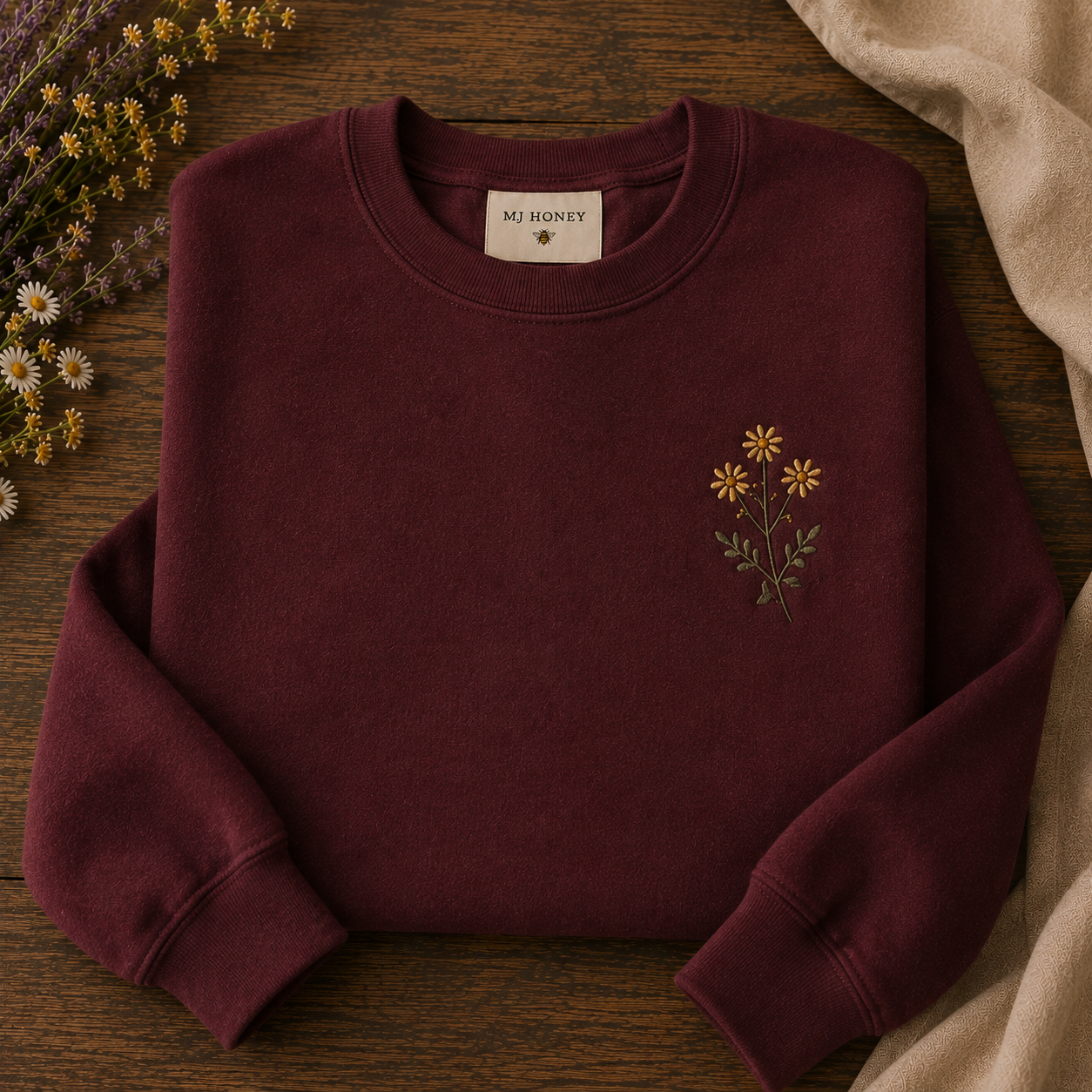 The Golden Bloom Crewneck