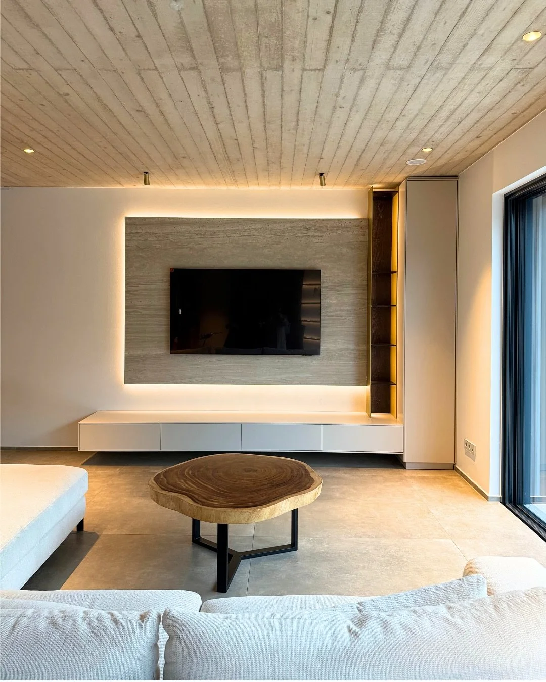 Elevate Your Living Space! ✨

This custom-made TV unit brings both style and functionality to the room. Designed for a clean, modern look, it provides seamless storage while keeping the focus on the screen.
.
Design by @dibarondesign
.
#CustomMadeFur