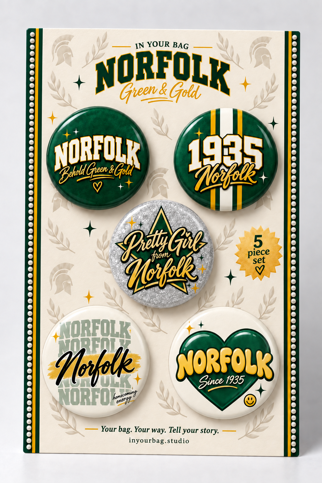 HBCU School Pin Set - 5 Piece (PRE-ORDER EXP. LATE OCTOBER TO EARLY NOVEMBER)