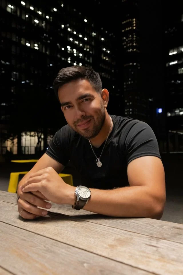 A smiling man