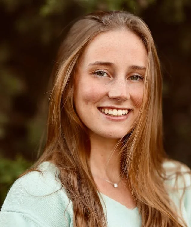 A smiling woman