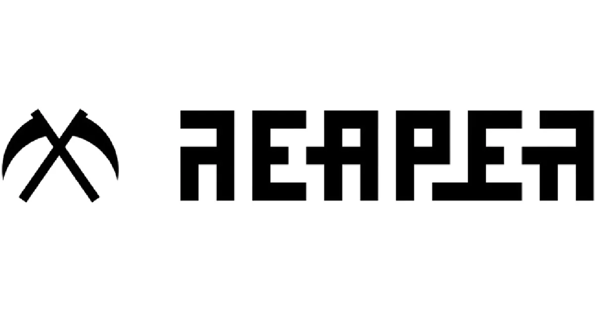Een zwart-wit logo met een symbool van twee gekruiste bijltjes en de tekst 'Weapon' in een stoere, blokkerige letterstijl.