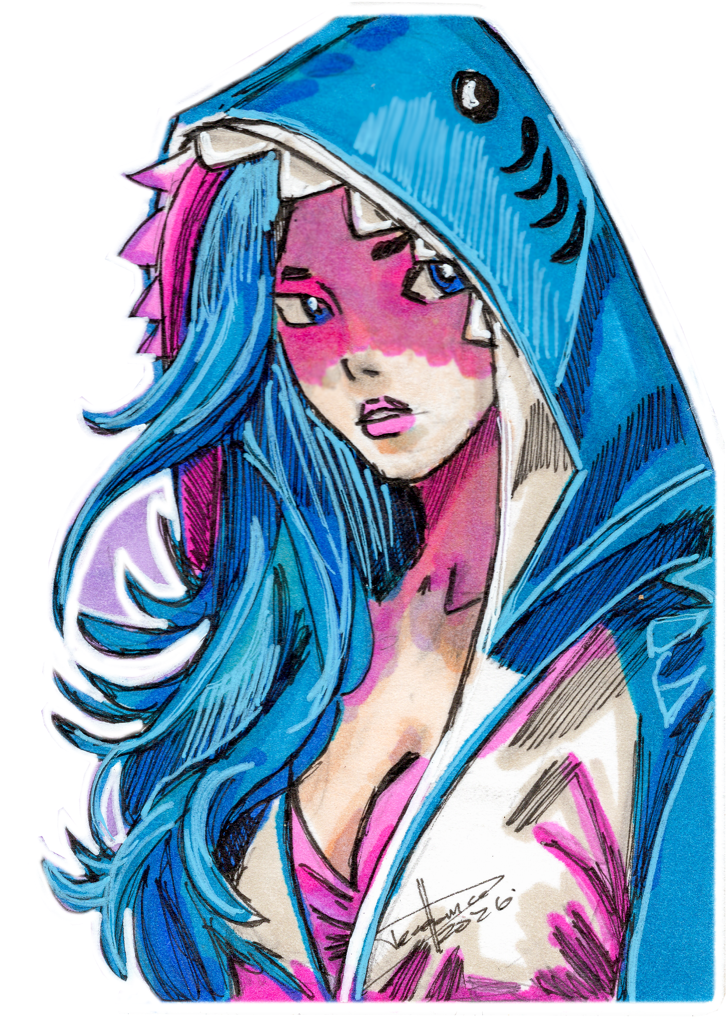 Shark Girl Token