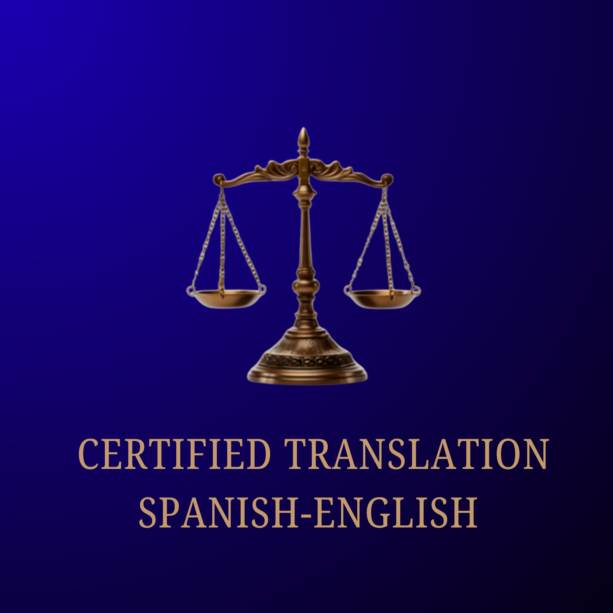 Certified-Style Legal Translation (Spanish–English) Per Page