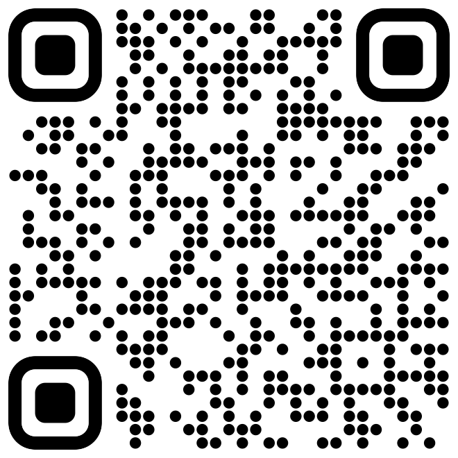 A QR code consisting of black dots on a white background.