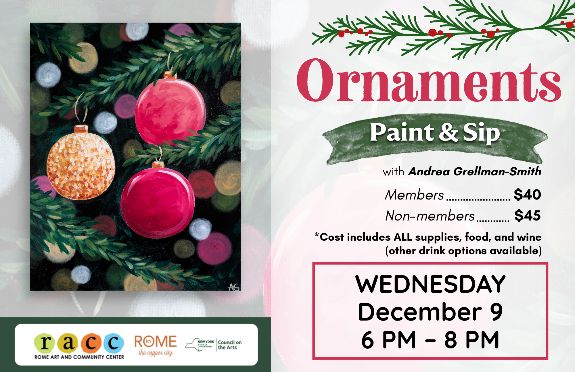 December Paint & Sip