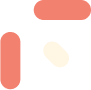 An abstract design with black background and various pink, white, and beige shapes.