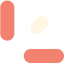 Simplified abstract facial features with a pink and white color palette, resembling a stylized face.