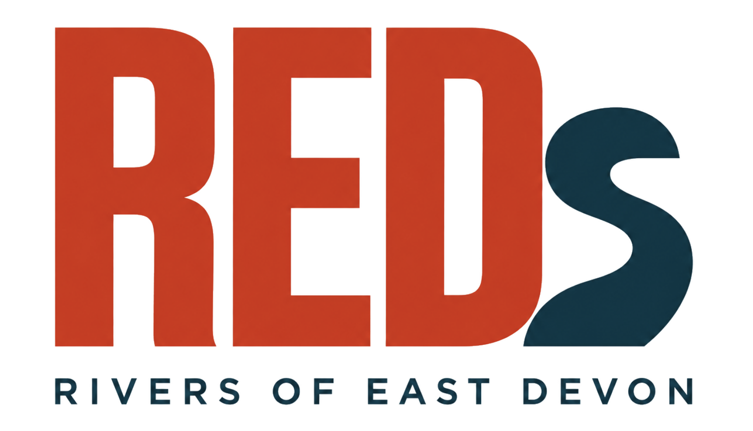 Logo for the Reds partnership. With RIVERS OF EAST DEVON underneath.