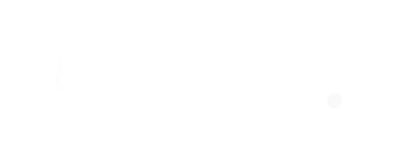 White Deloitte logo on a black background.