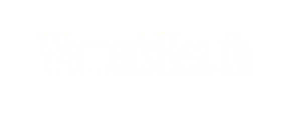 Women's Health logo in white text on a black background.