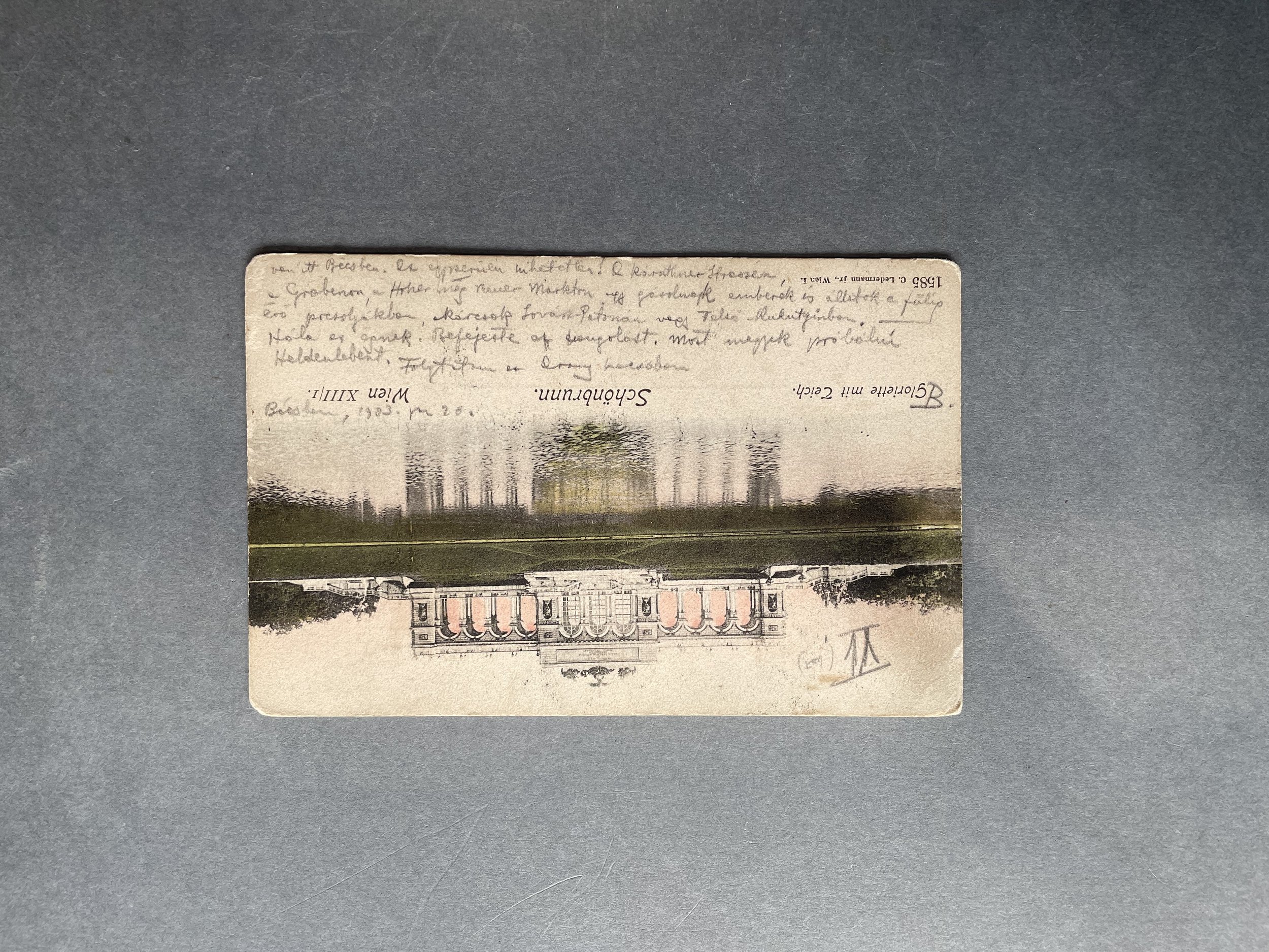 Bela Bartok, Postcard to Adila Aranyi, Vienna, 1903