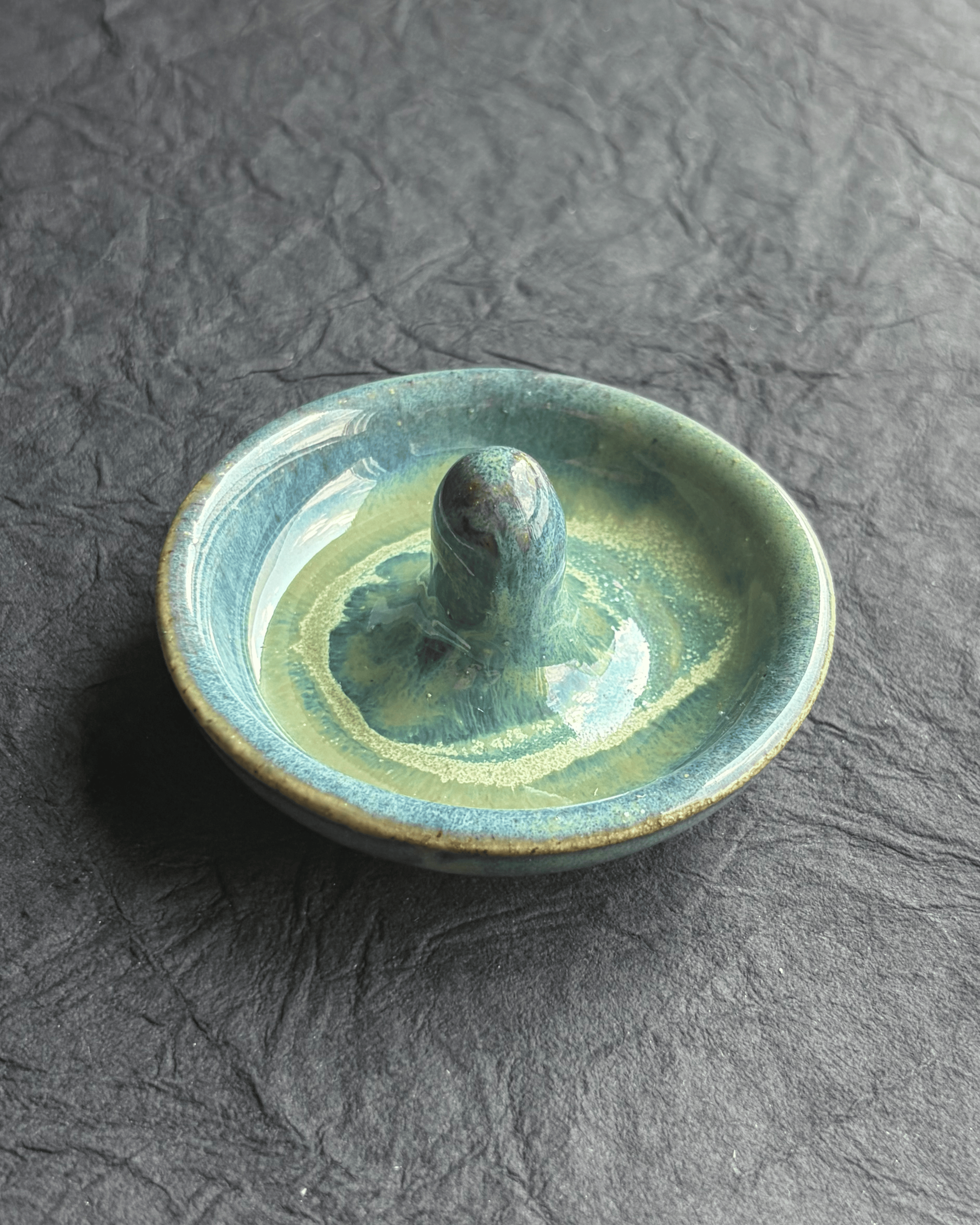 Jewlery Holders - Blue & Green Glaze