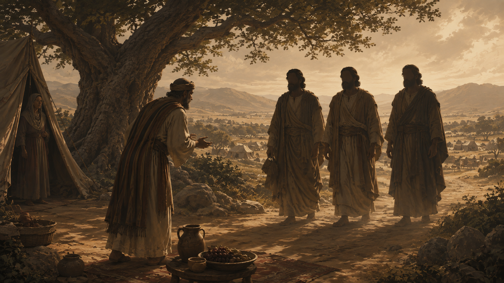 Who Were the Three Visitors Who Came to Abraham in Genesis 18?