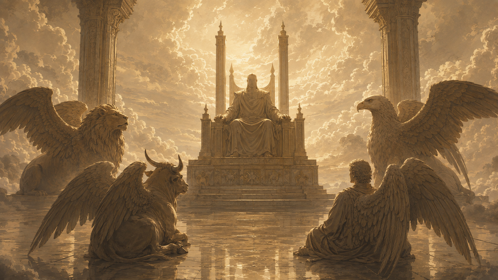 Who Are the Four Living Creatures in the Bible? Ezekiel, Cherubim, and the Throne of God