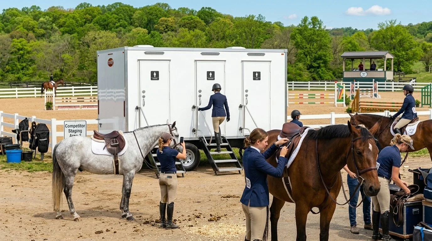 Special event luxury restroom trailer  Central PA