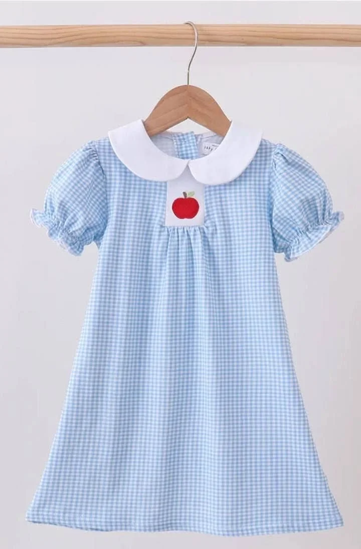 Charming Girls' Apple Dress