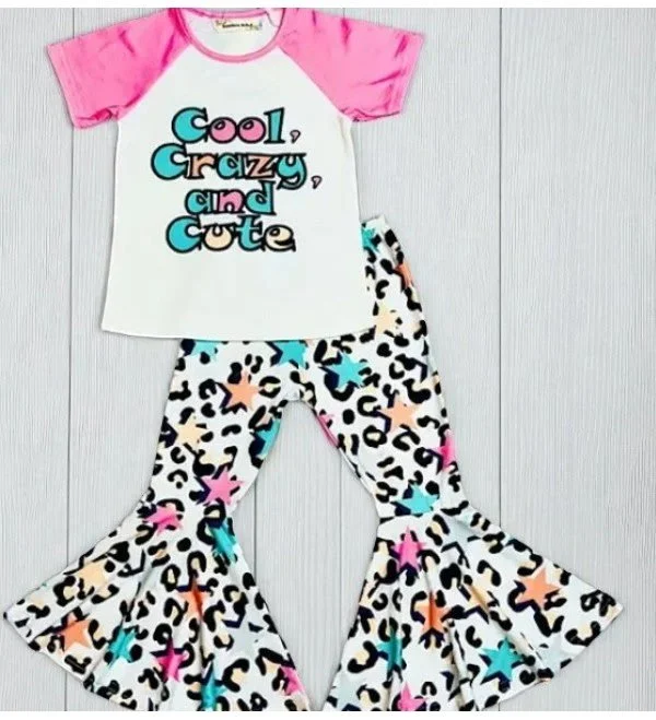 Cool, Crazy, Cute Toddler Outfit Set