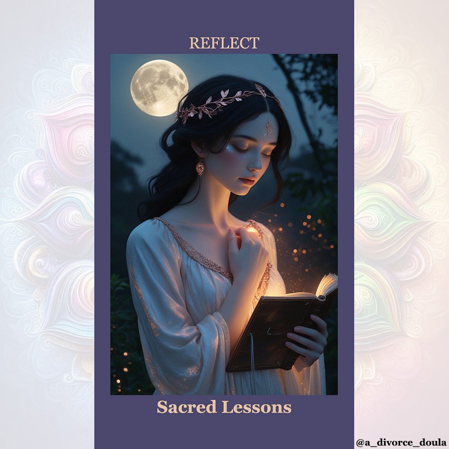 ✨ 𝐒𝐚𝐜𝐫𝐞𝐝 𝐋𝐞𝐬𝐬𝐨𝐧𝐬 ✨

Some lessons arrive gently.

Others arrive disguised as heartbreak.

As betrayal.

As divorce.

As loss.

As the life you never imagined having to rebuild.

It can take years before we realize we weren't just survivin