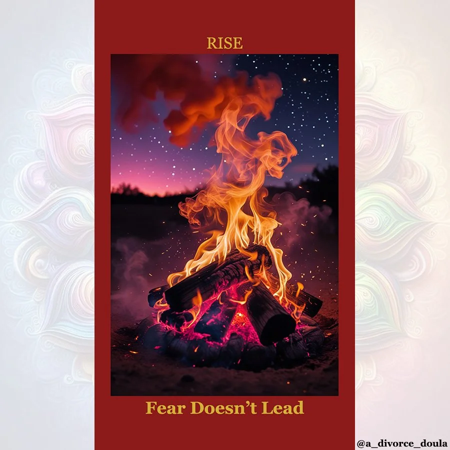 ✨ 𝐅𝐞𝐚𝐫 𝐢𝐬 𝐥𝐨𝐮𝐝.

It predicts disasters that haven't happened.

It whispers worst-case scenarios.

It convinces us that staying stuck is safer than moving forward.
⠀
But fear isn't here to make your decisions.

It's here to let you know some