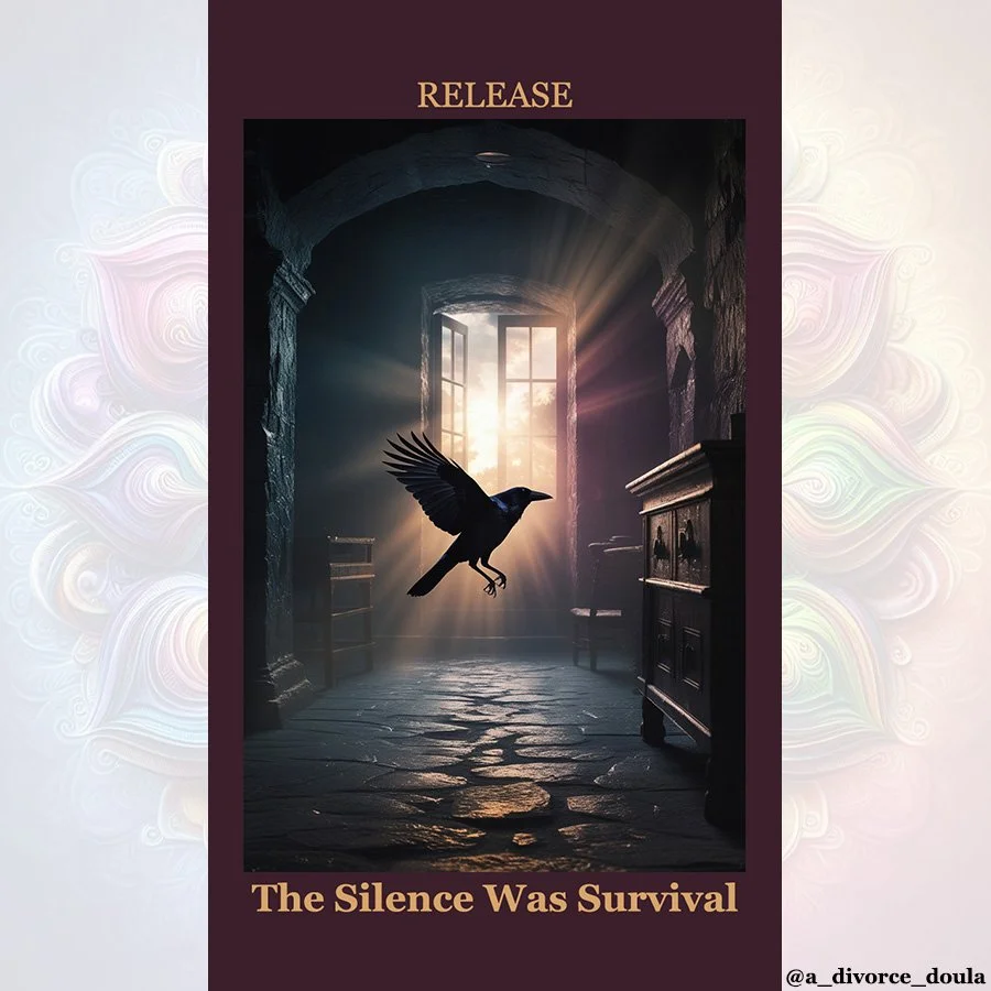 💜 𝗧𝗵𝗲𝗿𝗲 𝘄𝗮𝘀 𝗮 𝘁𝗶𝗺𝗲 𝘄𝗵𝗲𝗻 𝘀𝗶𝗹𝗲𝗻𝗰𝗲 𝘄𝗮𝘀𝗻'𝘁 𝗮 𝗰𝗵𝗼𝗶𝗰𝗲.

It was protection.
ㅤ

Sometimes silence kept the peace.

Sometimes it prevented another argument.

Sometimes it protected children.

Sometimes it was the safest op