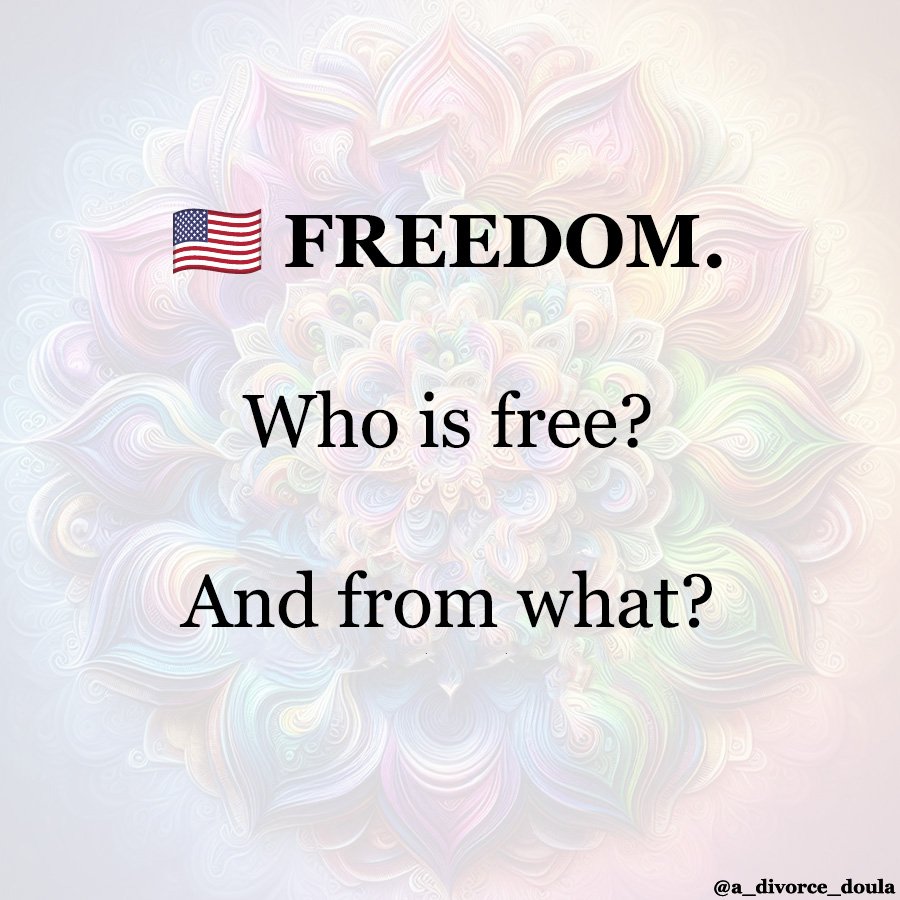 🇺🇸 𝐅𝐫𝐞𝐞𝐝𝐨𝐦.

We celebrate it every Fourth of July.

But this year, I found myself asking a different question.

𝐅𝐫𝐞𝐞𝐝𝐨𝐦 𝐟𝐨𝐫 𝐰𝐡𝐨𝐦?

And...

𝐅𝐫𝐞𝐞𝐝𝐨𝐦 𝐟𝐫𝐨𝐦 𝐰𝐡𝐚𝐭?
⠀
My 11-year-old and I watched a movie set in the 1920
