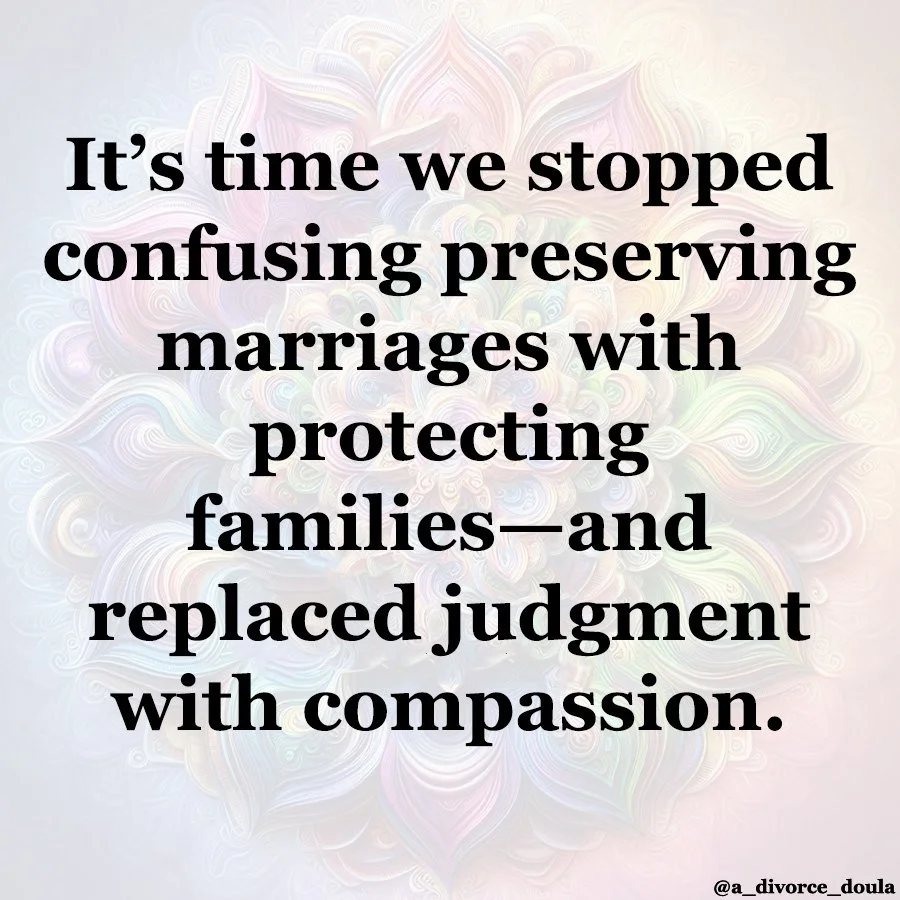 𝗪𝗵𝗮𝘁 𝗶𝗳 𝗱𝗶𝘃𝗼𝗿𝗰𝗲 𝘄𝗮𝘀𝗻&rsquo;𝘁 𝘁𝗵𝗲 𝗳𝗮𝗶𝗹𝘂𝗿𝗲?

What if sometimes the greater harm comes from the pressure to preserve a marriage at all costs?

We talk a lot about protecting the institution of marriage. I think we need to tal