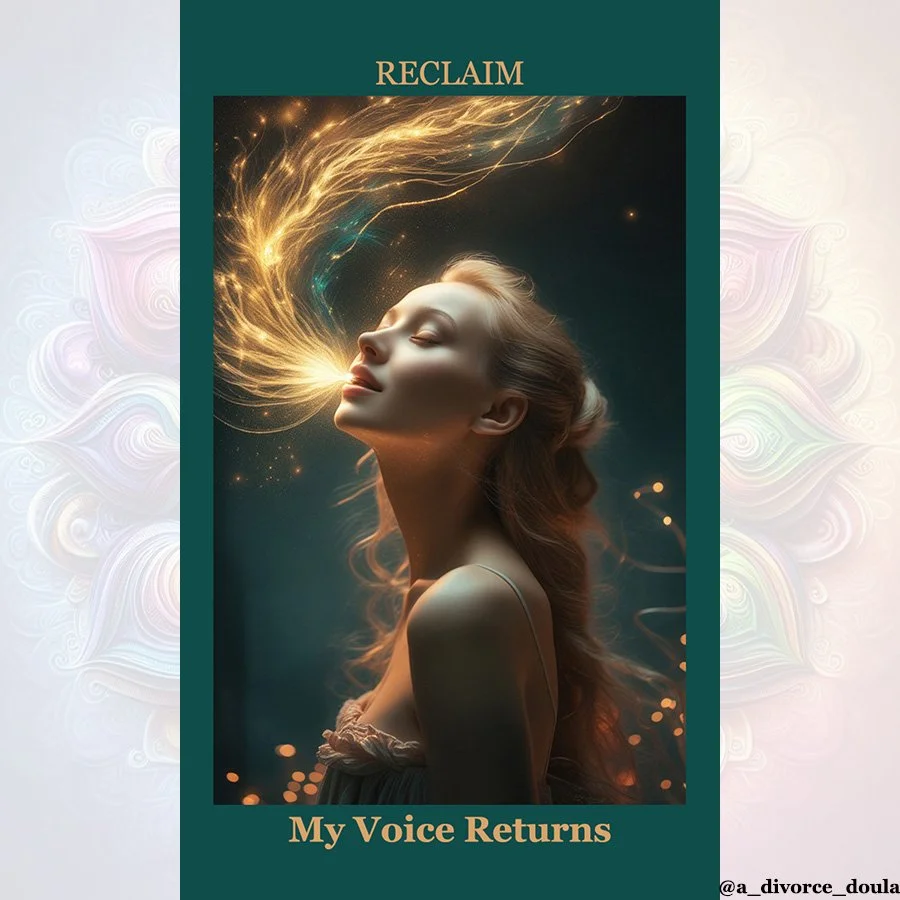✨ 𝗠𝗬 𝗩𝗢𝗜𝗖𝗘 𝗥𝗘𝗧𝗨𝗥𝗡𝗦 ✨
⠀
There are times when silence keeps us safe.

When speaking up leads to conflict.
When expressing a need brings punishment.
When telling the truth means being dismissed, criticized, or made to question what we know