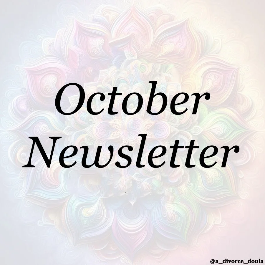 🍂 𝗢𝗖𝗧𝗢𝗕𝗘𝗥 𝗡𝗘𝗪𝗦𝗟𝗘𝗧𝗧𝗘𝗥 🍂
⠀
𝗪𝗵𝗲𝗻 𝗹𝗲𝗮𝘃𝗶𝗻𝗴 𝗶𝘀𝗻'𝘁 𝘁𝗵𝗲 𝗲𝗻𝗱.
⠀
We often talk about divorce as though making the decision to leave is the hardest part.
But sometimes, leaving is only the beginning.
⠀
There may be judgme