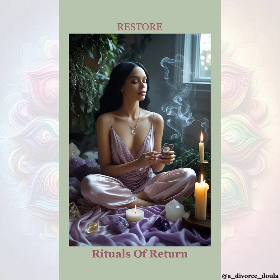 🕯️ 𝗥𝗜𝗧𝗨𝗔𝗟𝗦 𝗢𝗙 𝗥𝗘𝗧𝗨𝗥𝗡 ✨
⠀
Sometimes, finding your way back to yourself doesn't require a grand transformation.
Sometimes it begins with a cup of tea.
A candle lit with intention.
A quiet walk beneath the trees.
A few moments of stillne