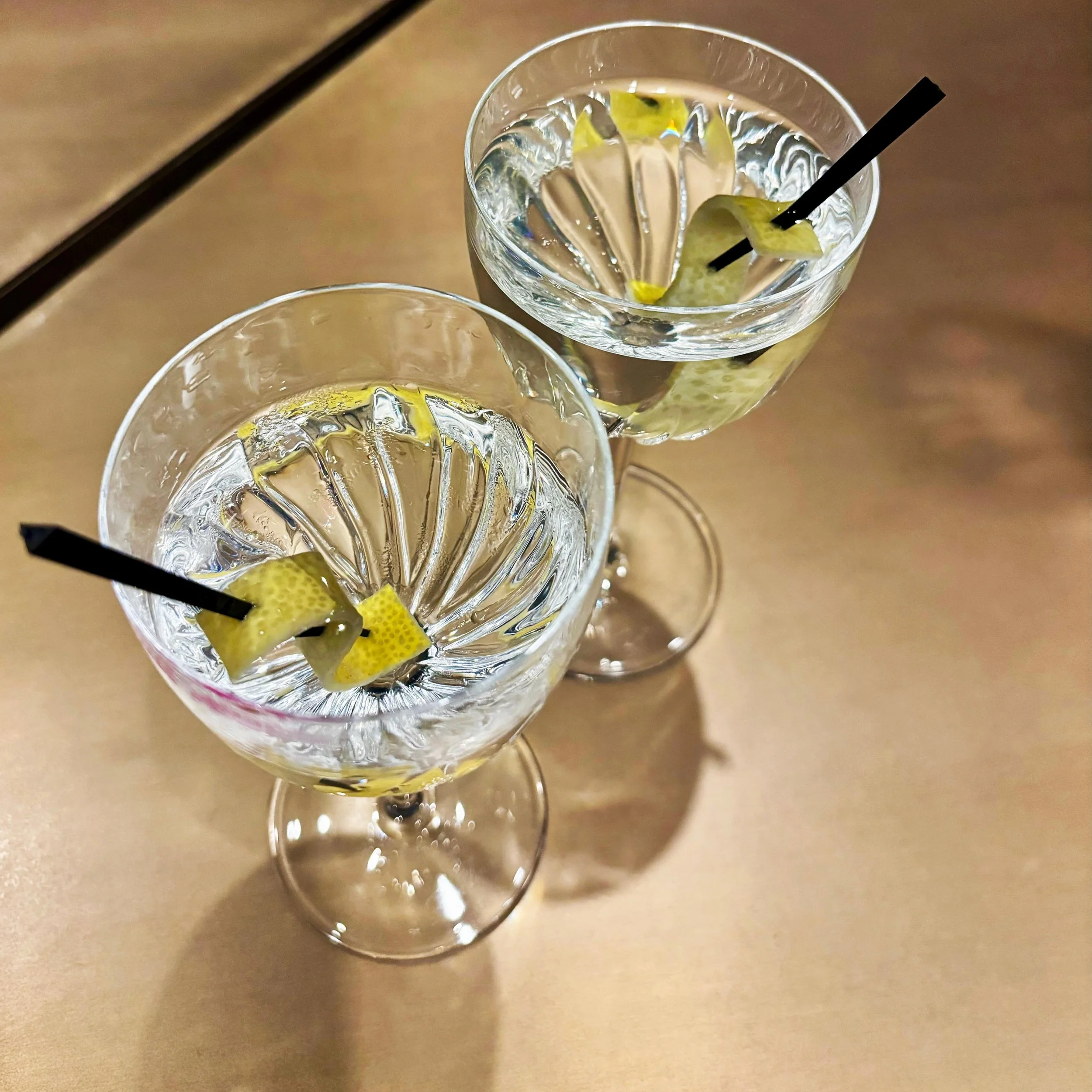 Two martinis. 🍸🍸
One budget. 🧾