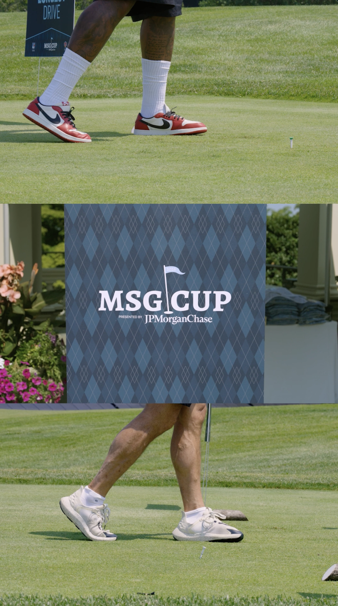 Vertical Cut Short of MSG Cup for Knicks and Rangers Alumni