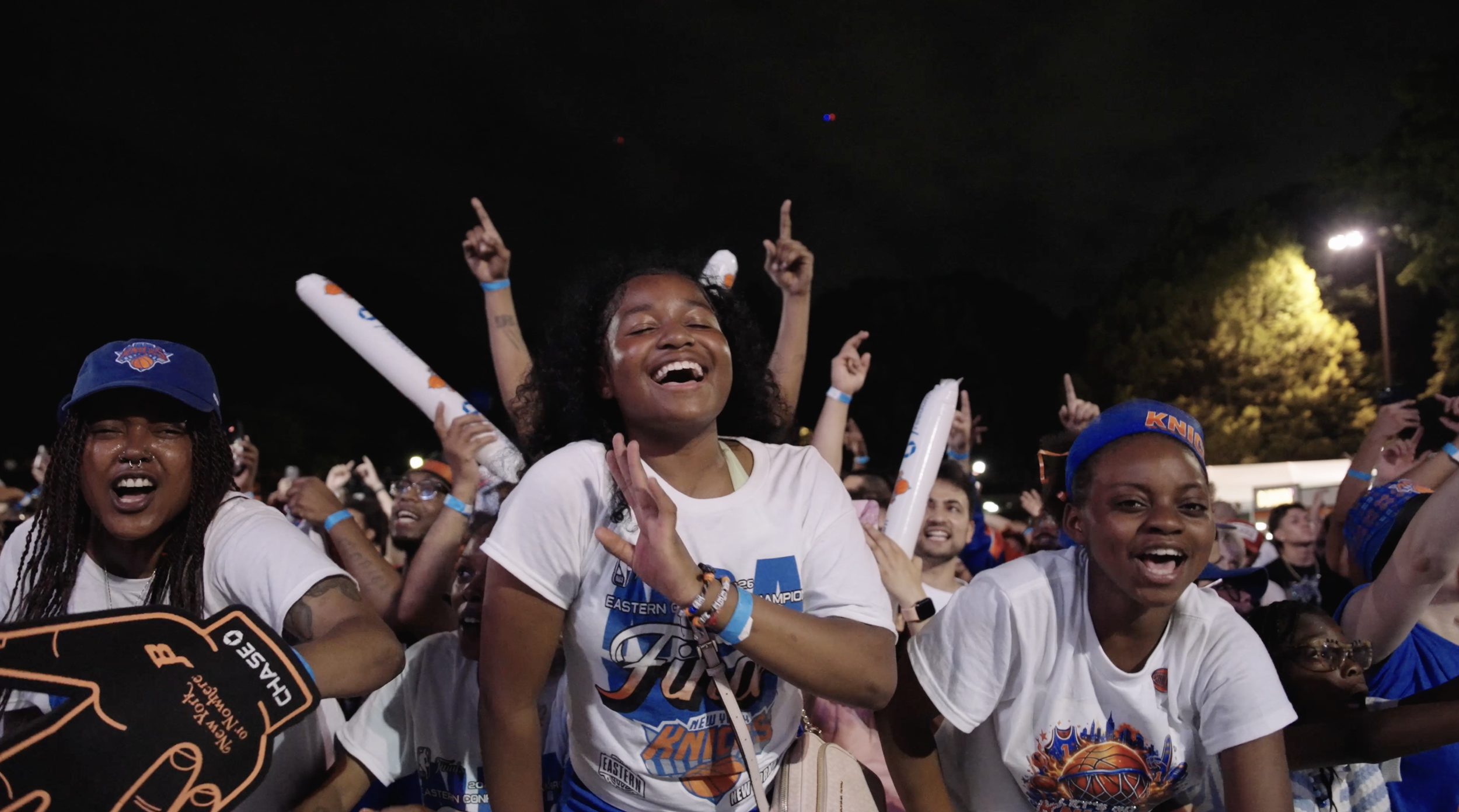 NBA Finals Game 4 Knicks Watch Party in Central Park Recap