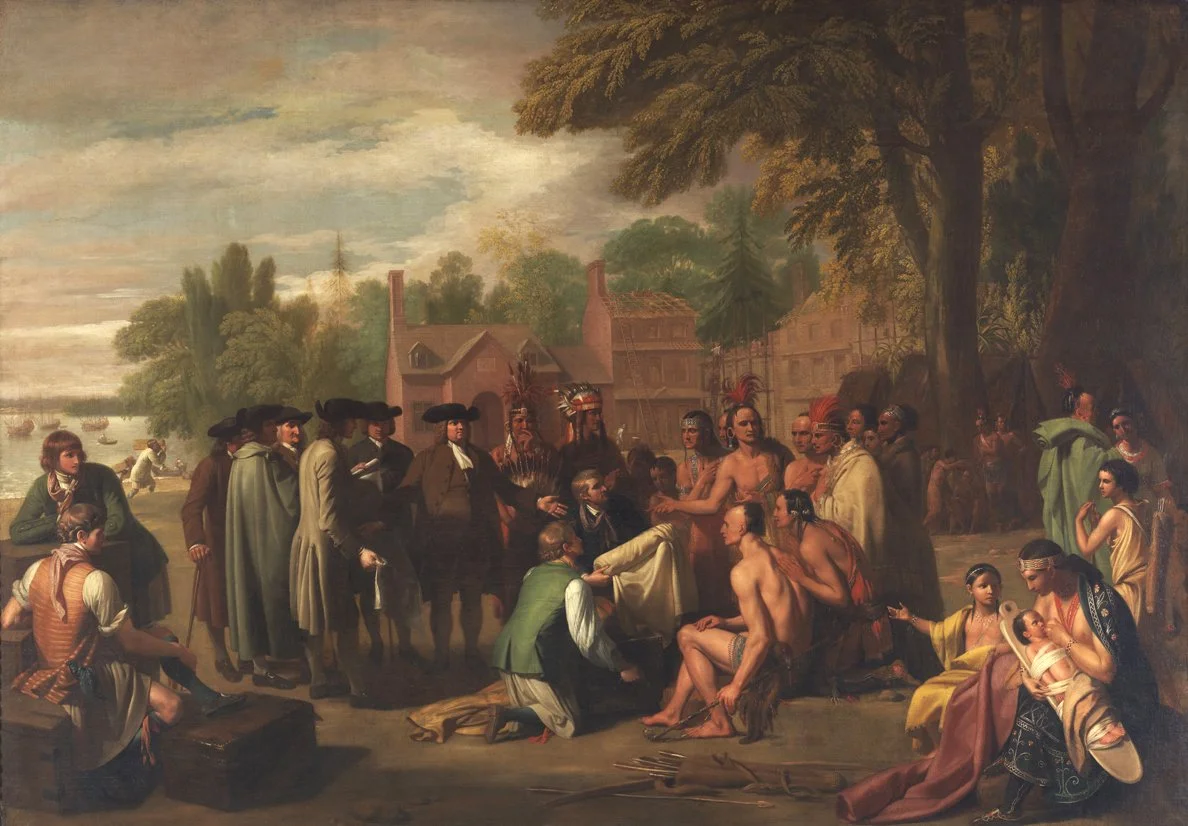 Tamanend, Lenape Chief. William Penn, Lenape Treaty