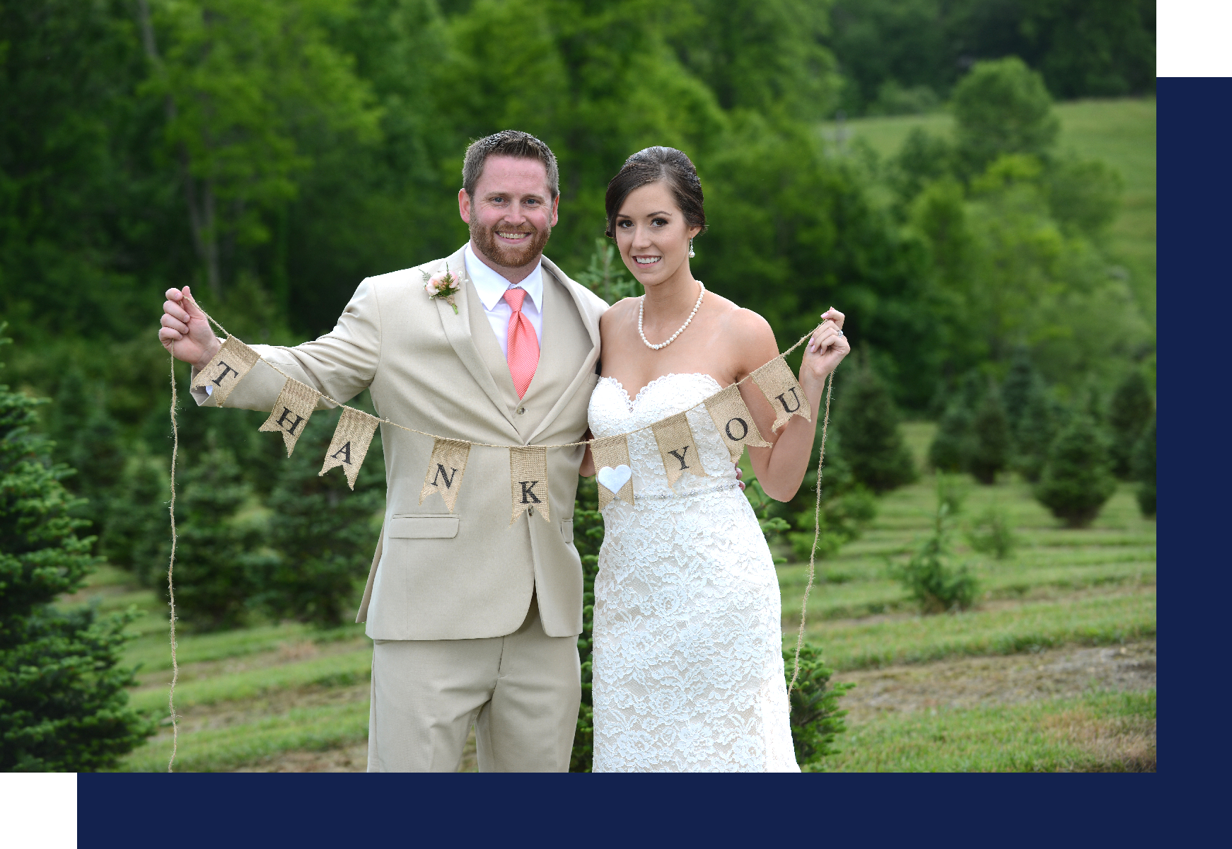 Photo of outdoor wedding in Western North Carolina by Stalcup Weddings, based in Metro Atlanta