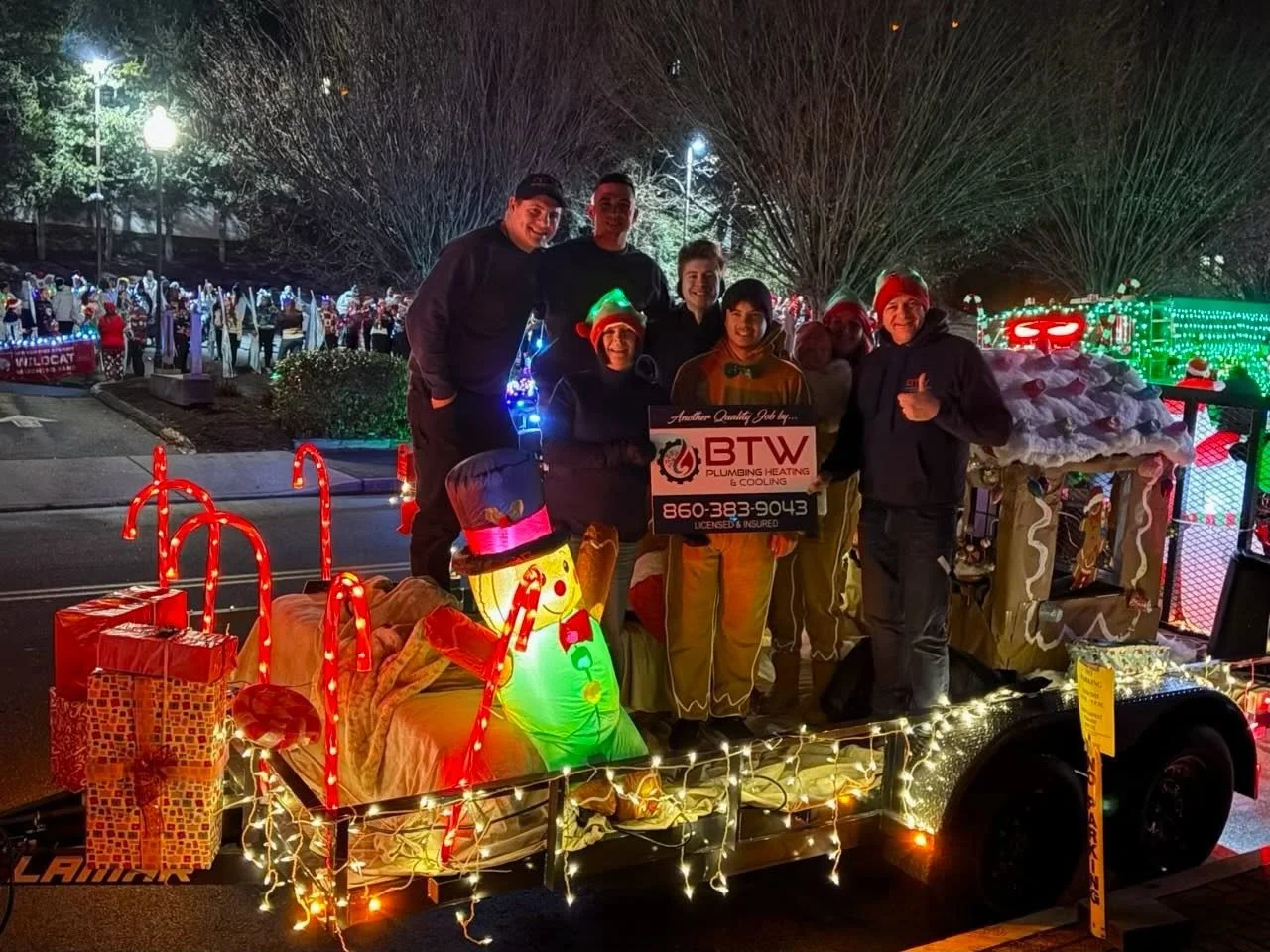 The Norwich Winterfest Light Parade