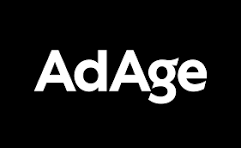 AdAge logo on a black background