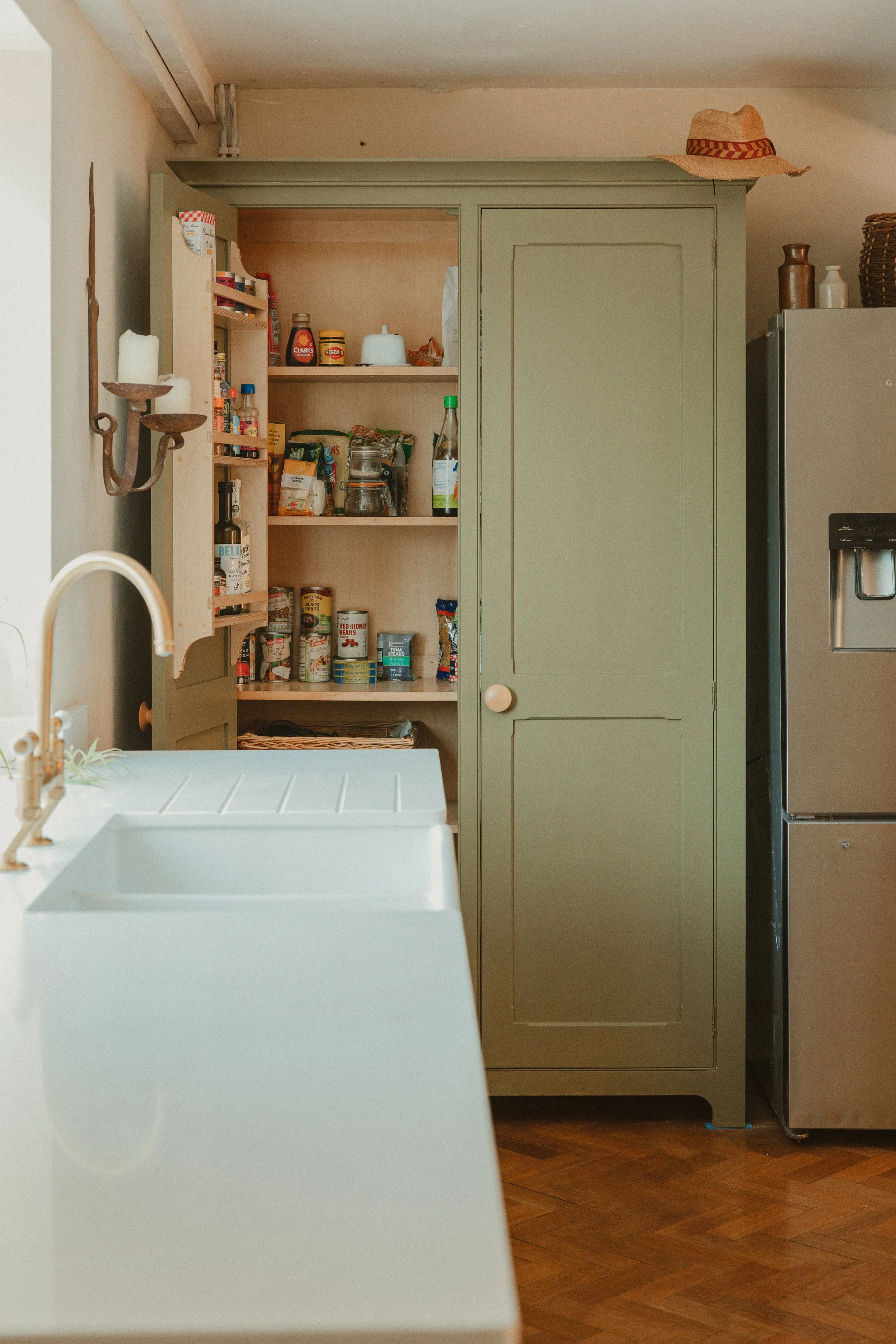Bespoke shaker storage cabinet