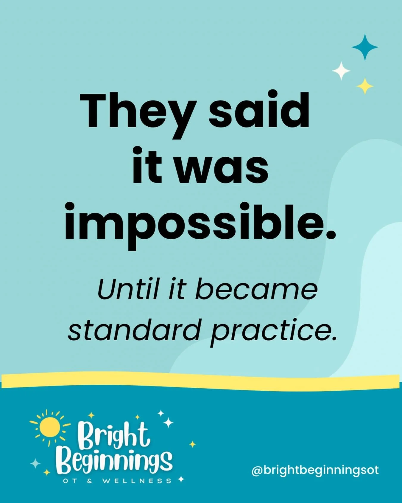 People used to think that was impossible.

Handwashing before treating patients. X-rays. Anesthesia. Organ transplantation. IVF. Human flight.

At different points in history, each of these challenged what was commonly accepted. Eventually, research 