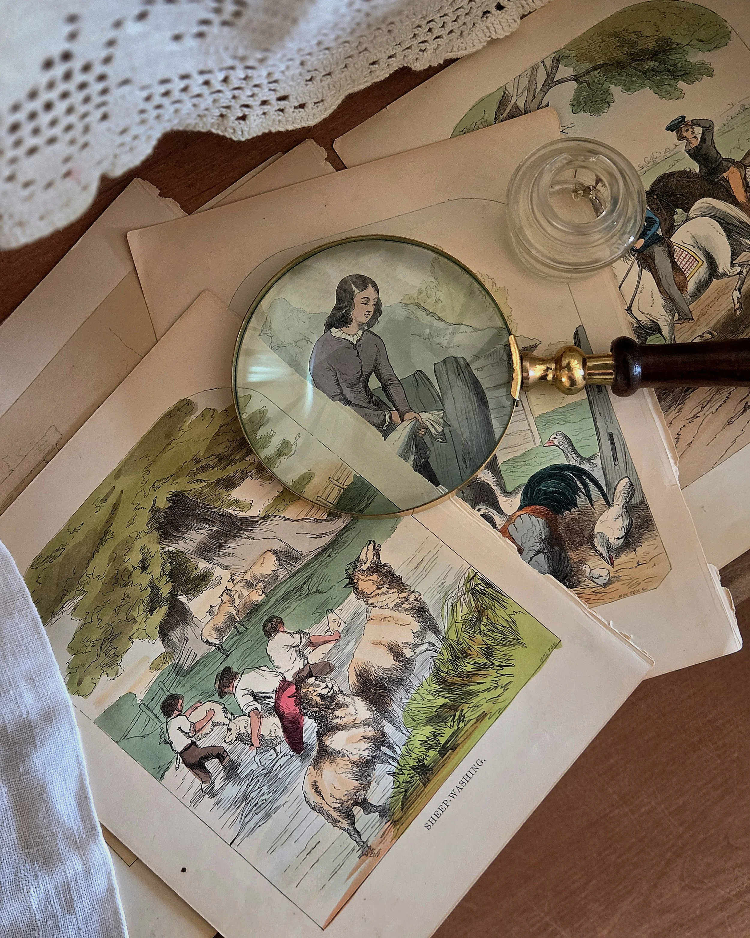 Victorian chromolithograph prints by Thomas Bolton
