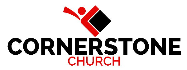 logo of a church with a stylized red human figure above the word "CHURCH" in red text.